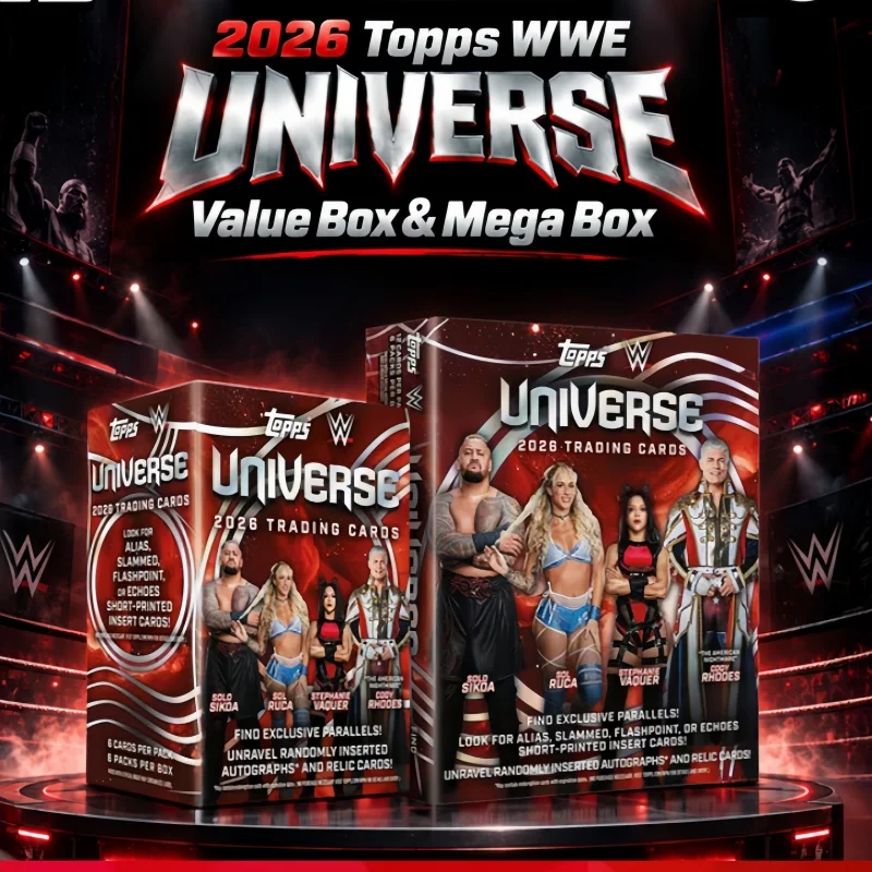 2026 Topps Universe Wwe Collectible Trading Cards Blind Box World Wrestling Entertainment Sports Card Hobby Collectible Fan Gift