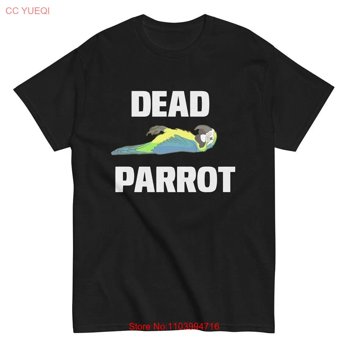 เสื้อยืด Python Dead Parrot Monty PET เสียงตลก