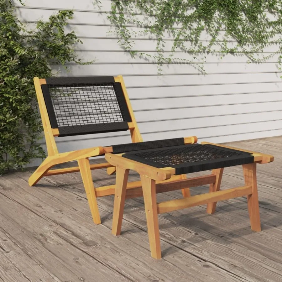 

Garden Chair Natural wood Solid Teak Wood Standard Foldable