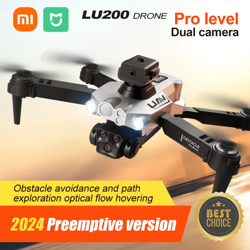 Xiaomi LU200 Pro Drone 8kHD GPS profesjonalna fotografia lotnicza 5G potrójna kamera unikanie przeszkód bezszczotkowy quadcopter 10000M