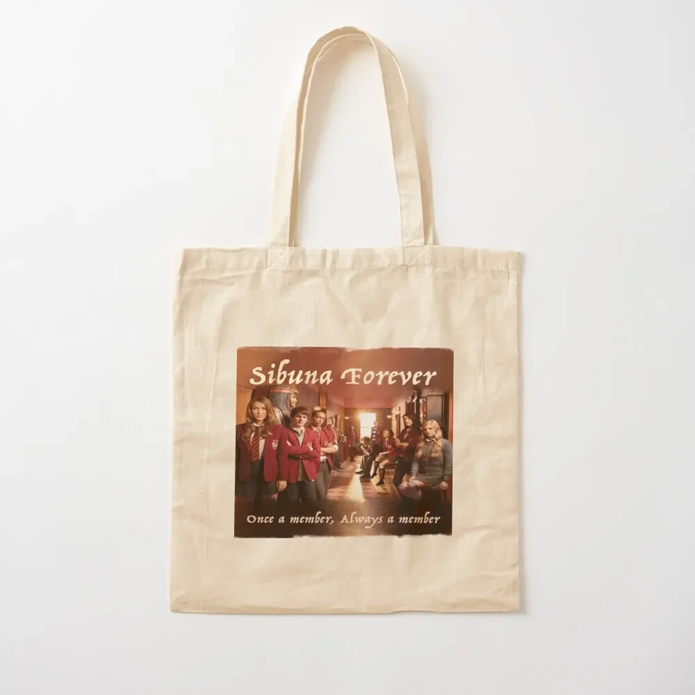 

Sibuna Forever Black And White Red Tote Bag Canvas stote bag Canvas Tote Bag