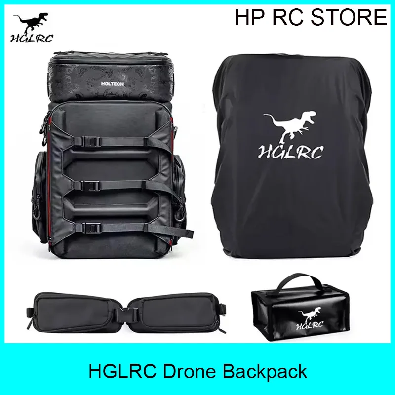 HGLRC FPV Backpack 360X260X530mm Waterproof Splash-Proof Fabric For RC FPV Freestyle Drones Outdoor Bag