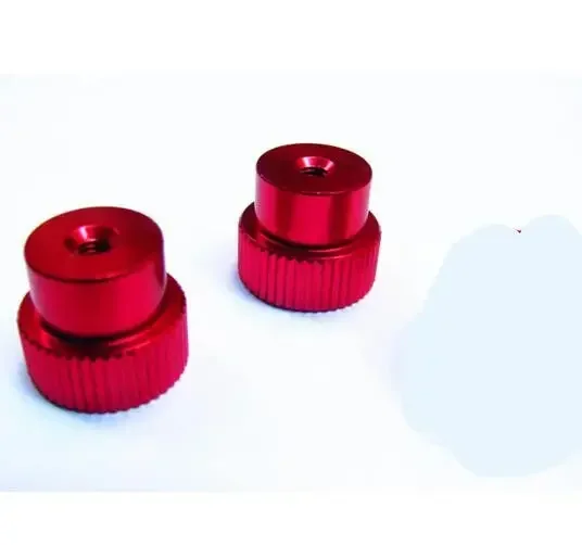 ATG M3 Aluminum Alloy Handle Screw Nut Red 2-Pack for RC muliticopter airplane