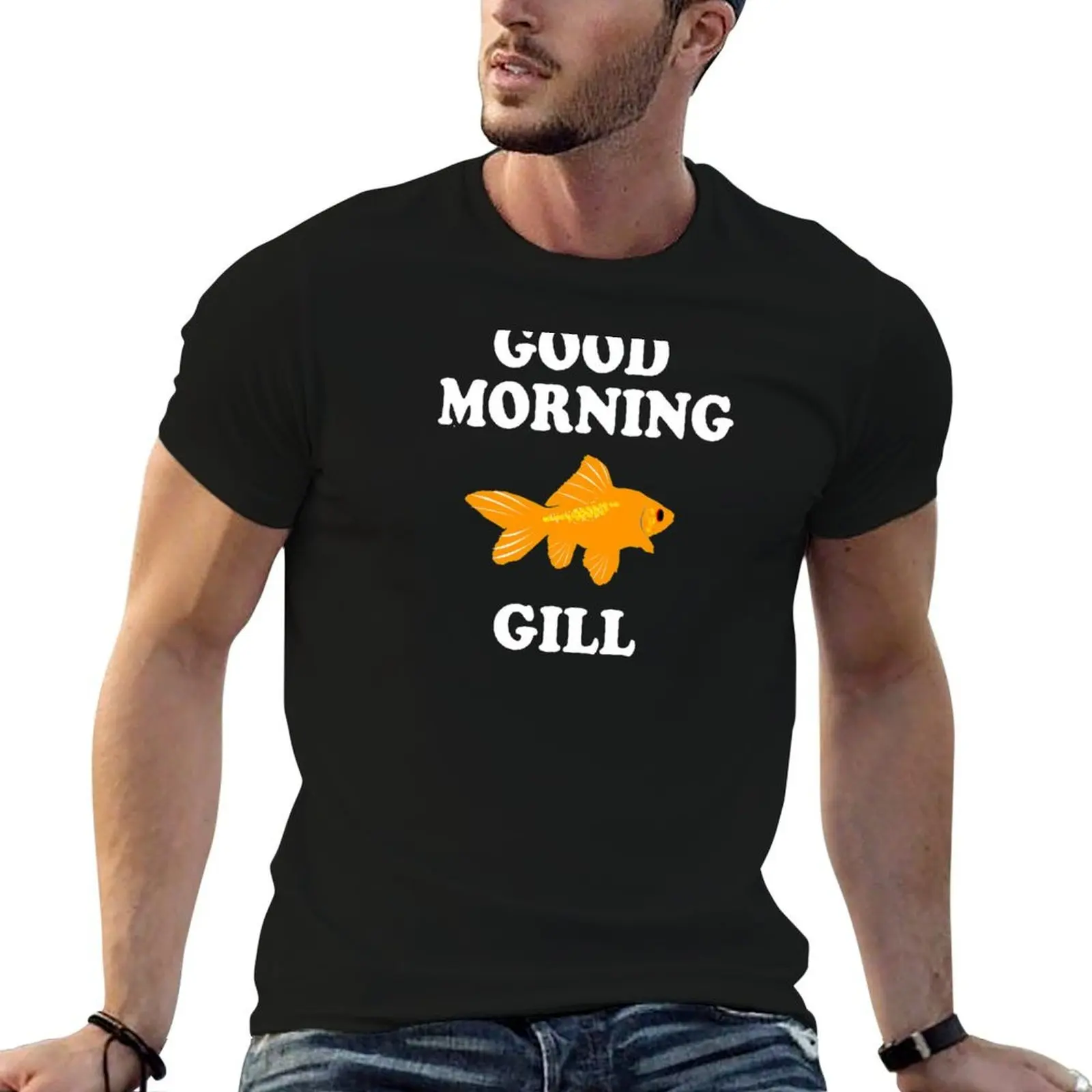 Good Morning Gill - What About Bob Quote T-Shirt Soft Cotton Print T-Shirt