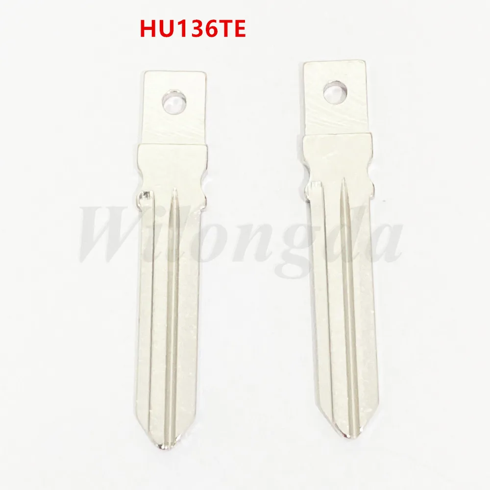 

10pcs key blade HU136 HU136TE Flip uncut Car Key Blade For Renault Megan Modus Clio Modus Kangoo Logan