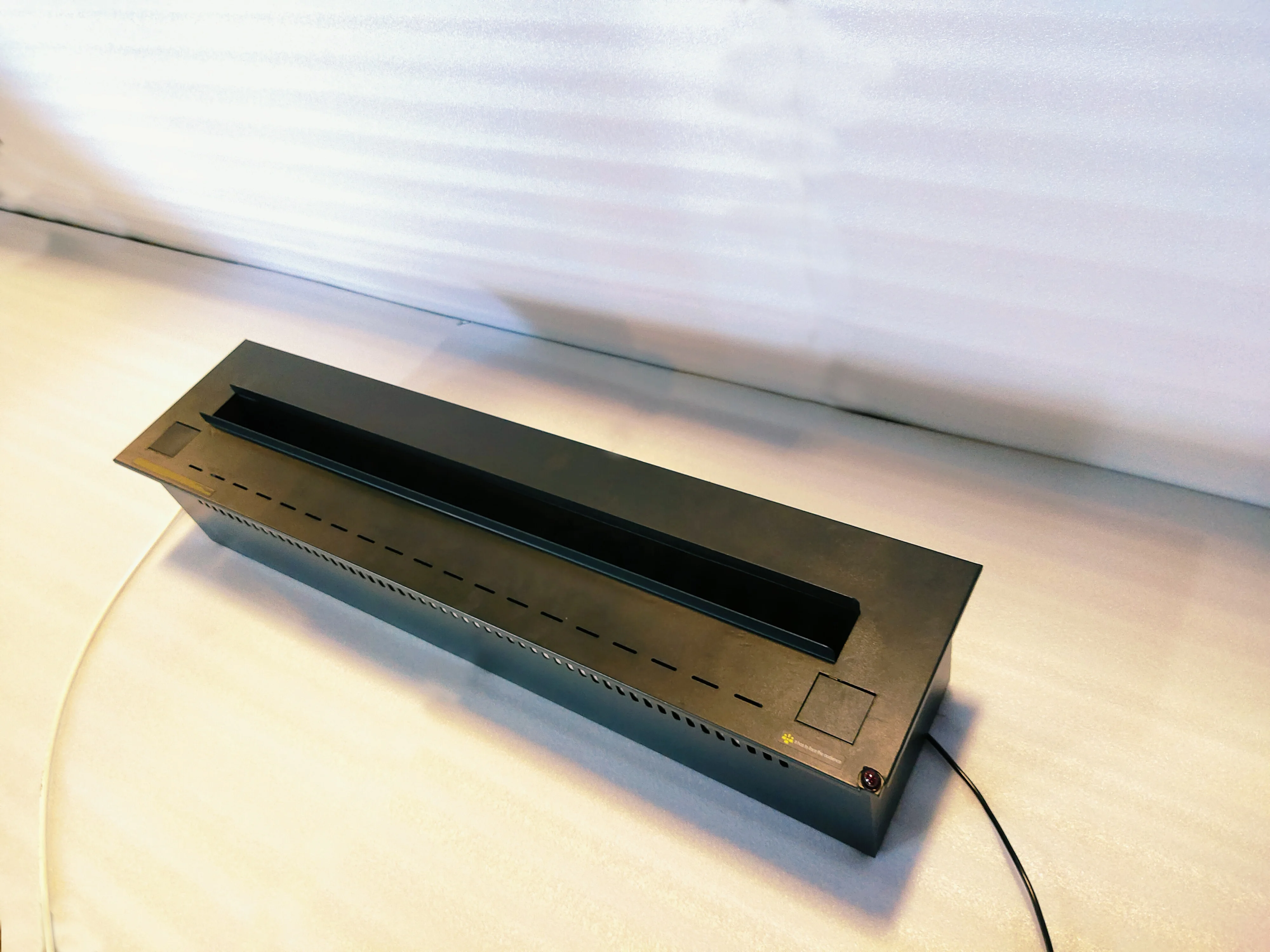 Modern 1000 MM Electric Wall Fireplace With Auto 3D LED Steel Construction Remote Control Features Installation Type Insert