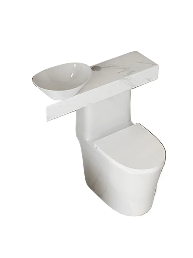 

Small Apartment Wash Basin Toilet Two-in-One Toilet Ultra Narrow Washstand Toilet Sink Integrated