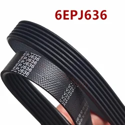 Cement mixer 6EPJ636 belt 125 belts for kneading machines EPJ636 Multi wedge belt PJ630 PJ635 PJ636 PJ640 PJ645 multi groove