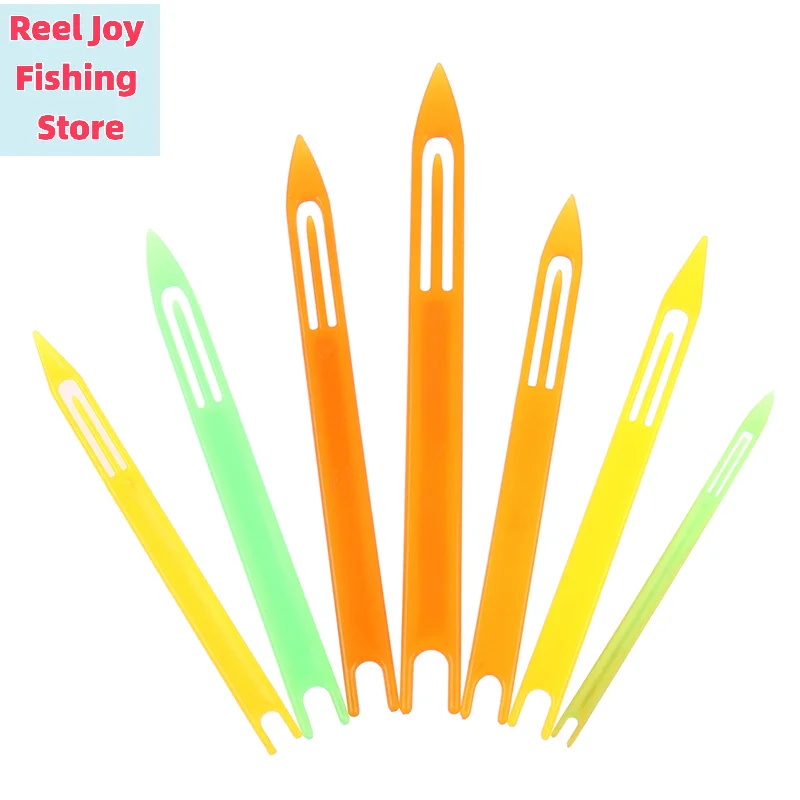 【7pcs Fishing Netting Needle Repair Net Line Mending Weaving Rustproof Shuttles】
