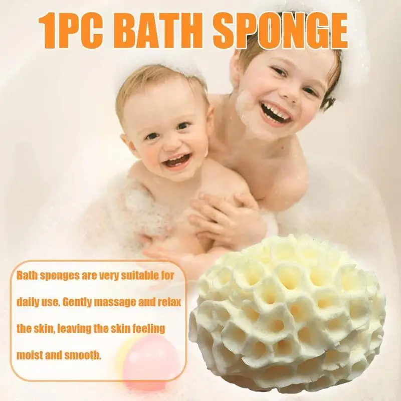 Natural Sea Wool Sponge Replacement Dead Skin Remover Exfoliating Sponge Washing Body Foam Massager Pouf Cleaning Shower