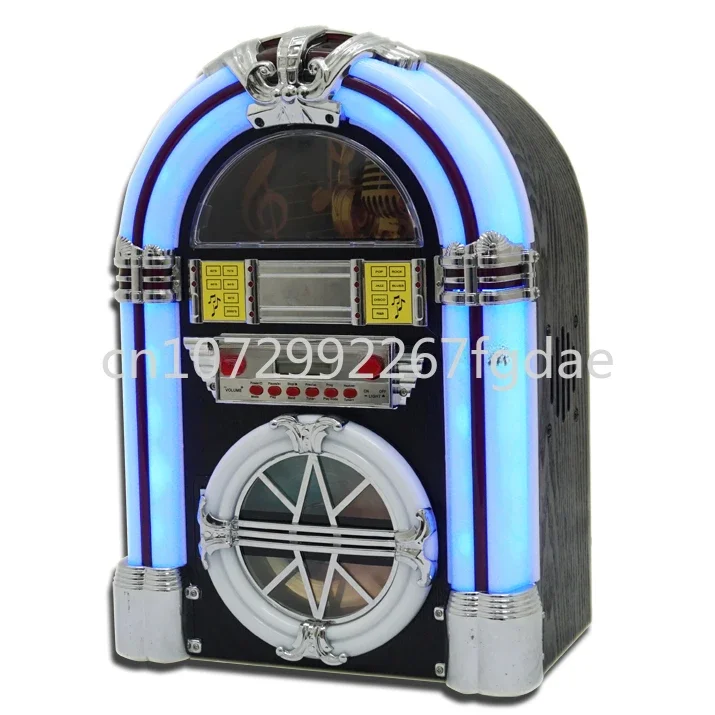 Portable Retro Table-top Digital CD Player USB Playback Jukebox