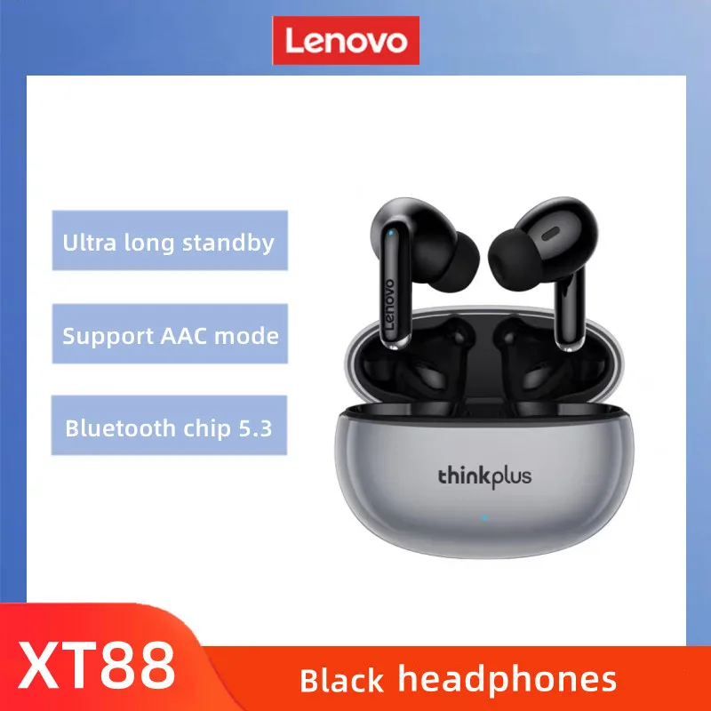 Lenovo XT88 Wireless Bluetooth Earbuds Hifi Music Earphone With Microphone Headphone Sport Waterproof Headset 2022 New