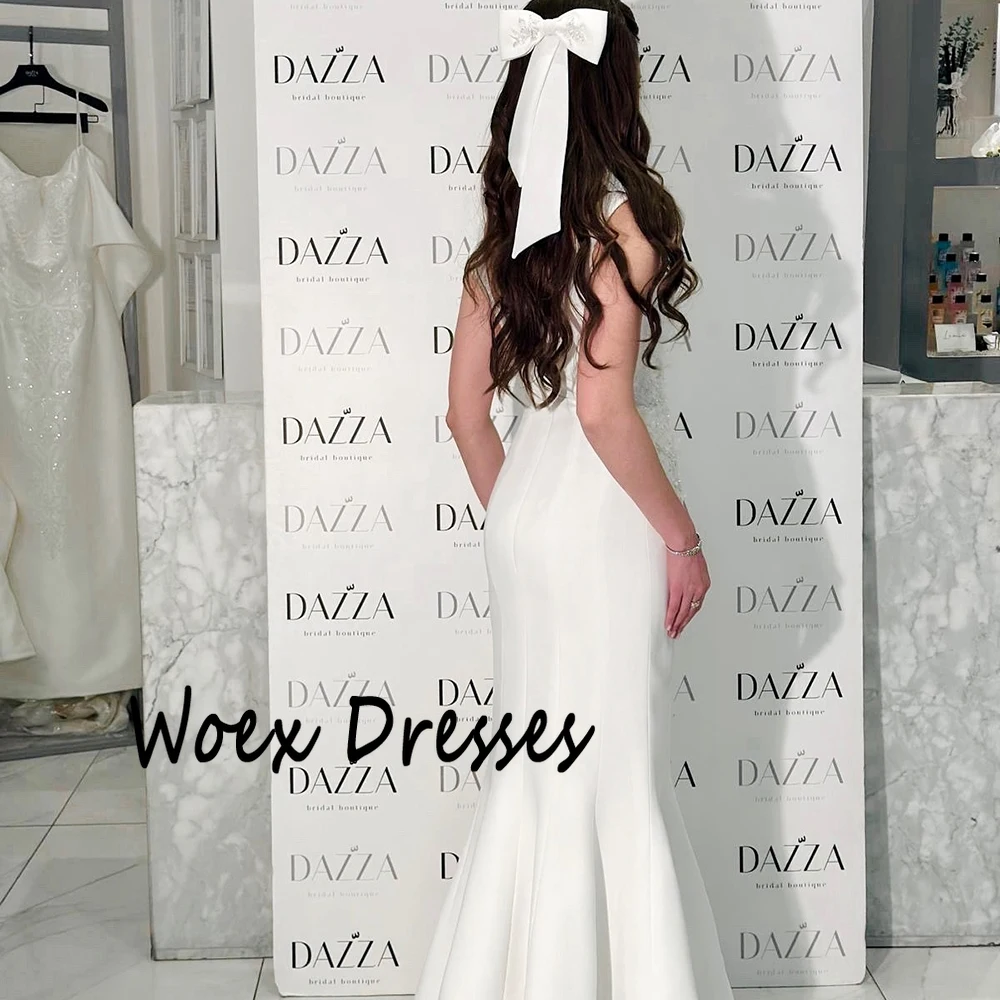 Personalizado gola quadrada sem mangas sereia jérsei vestido de noite apliques sem costas vestido de festa até o chão drapeado vestido de baile