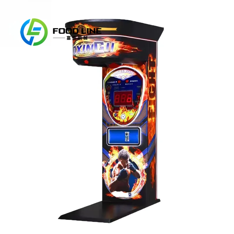 Boxing Strength Test Arcade Machine Supports Multiple Game Modes As Boxer Punching Game Machine To Fit Adult And Teenager