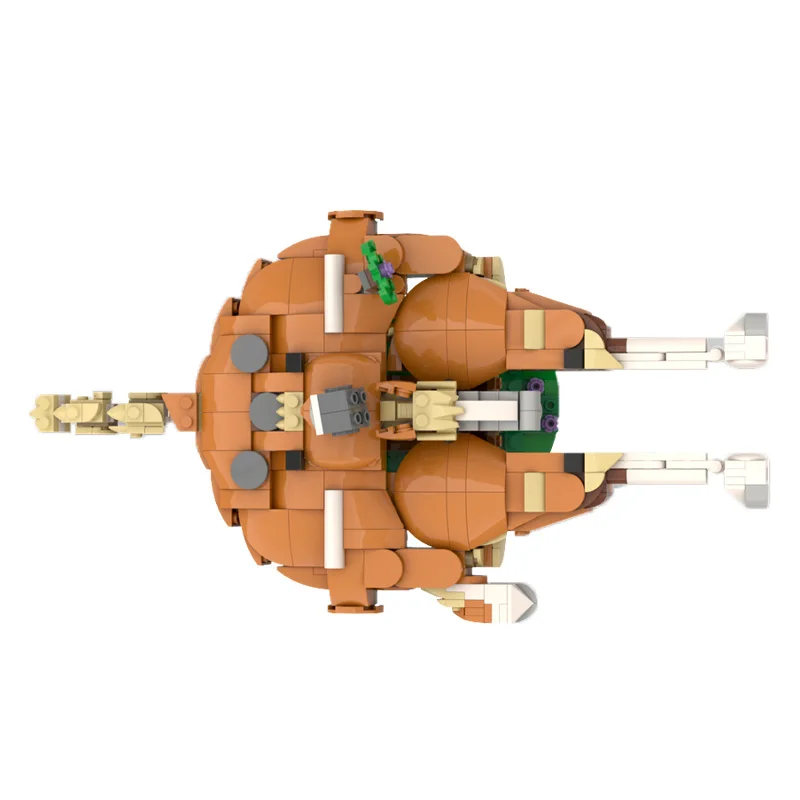 

605 PCS Star Battle Series Brown Creative Spaceship Technology Bricks Building Block Model Kids DIY Assembly Toys Festival Gifts