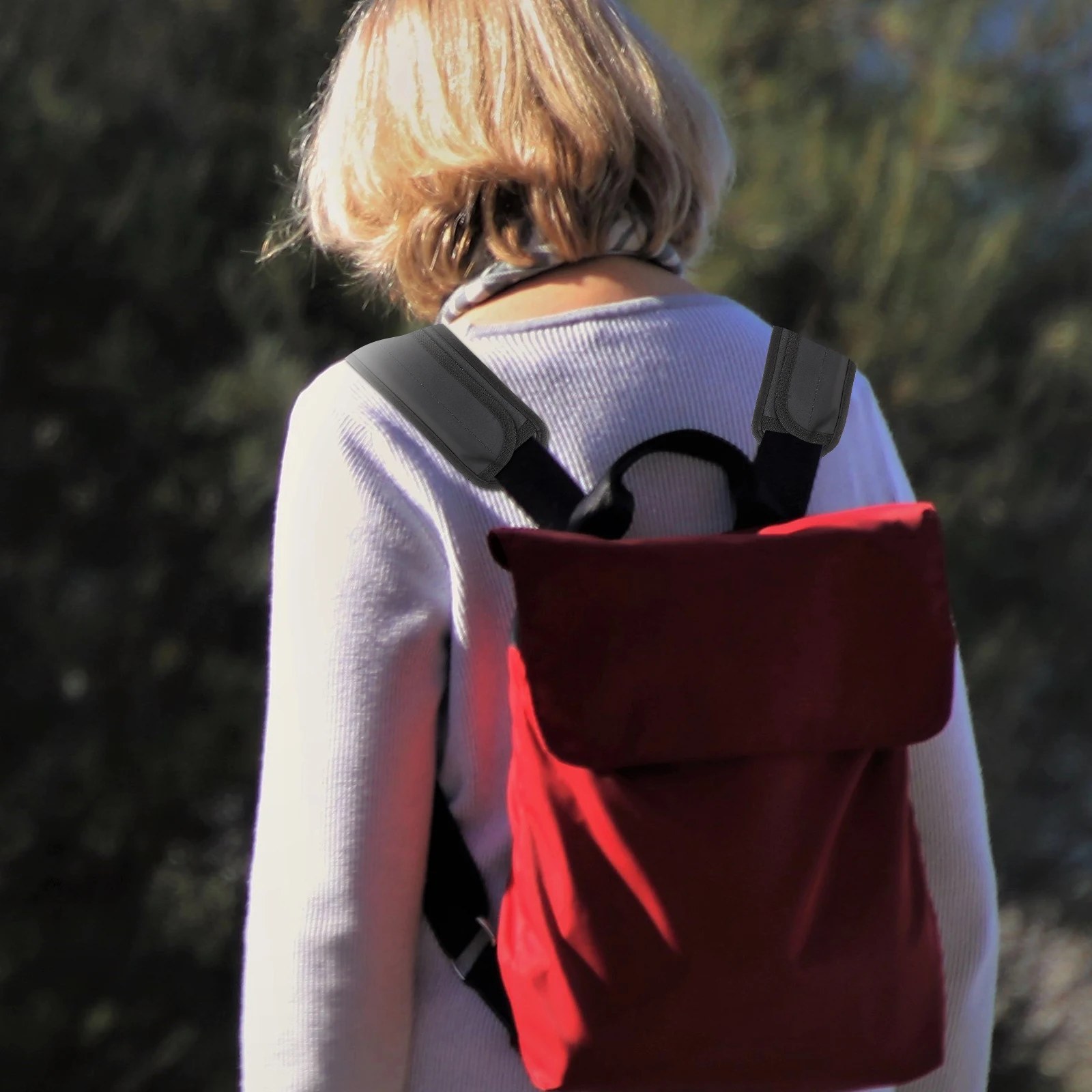 

Oxford Cloth Thickened Backpack Shoulder Pad Removable Adjustable for Notebook Guitar Case Duffel Bag Camera Shoulder
