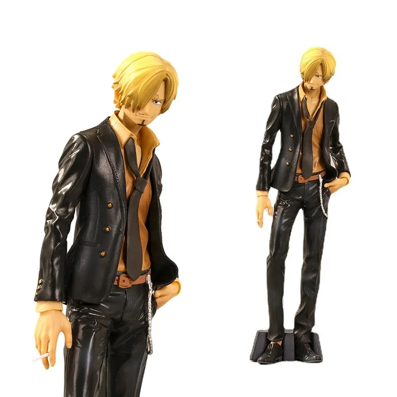 

28.5cm Anime One Piece Vinsmoke Sanji Smoking Insert Grandista PVC Action Figures Model Dolls Toys Kids Christmas Birthday Gifts