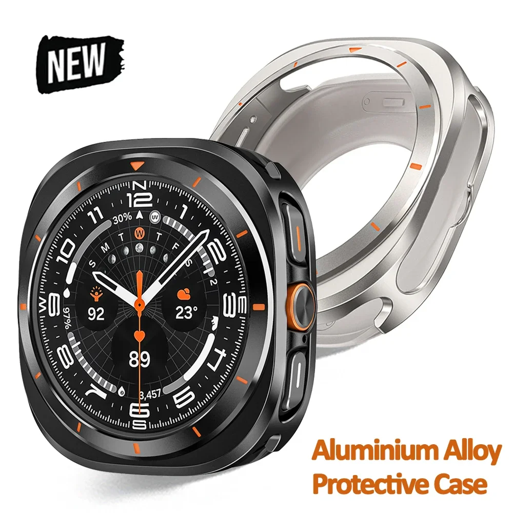 Metal Protective Case For Samsung Galaxy Watch Ultra 47mm Aluminium Alloy Cover for SAMSUNG ULTRA 7 Screen Protector Accessories