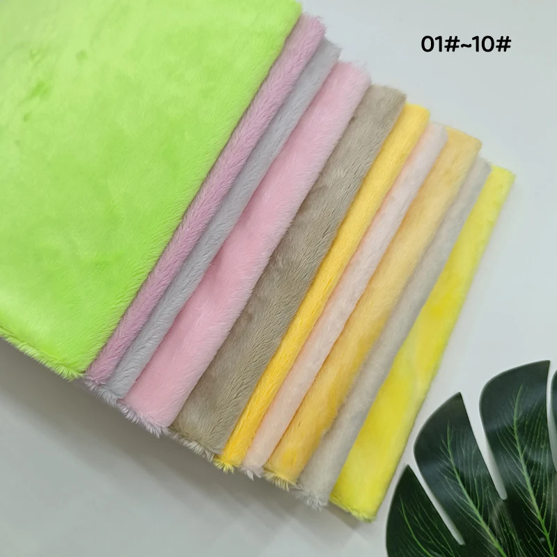 Sewbato 150x100 cm plush fabric Liquidated fabric by the metre Soft and cosy plush fabric for sewing bags and garments