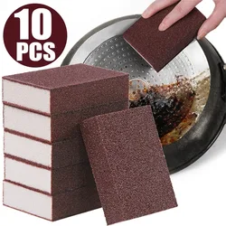 10 pz Nano spugna gomme magiche Carborundum rimozione ruggine pulizia spugna spazzola cucina pentola piatto rimozione ruggine smeriglio pulito strofinare