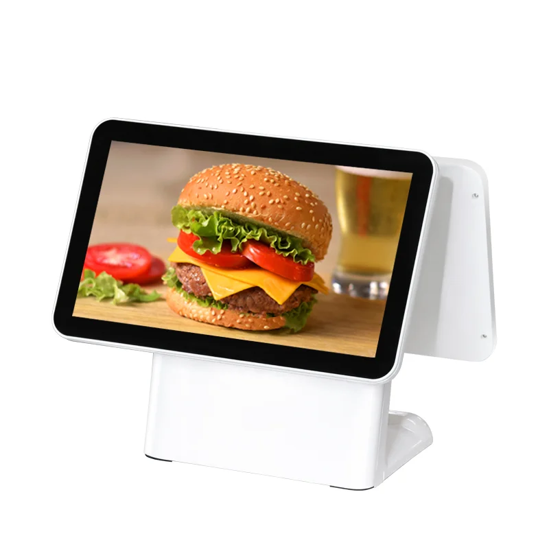 Factory-Price 15.6 Inch Dual Screen All-in-One POS System for Restaurants Retail POS Machine with SDK Function