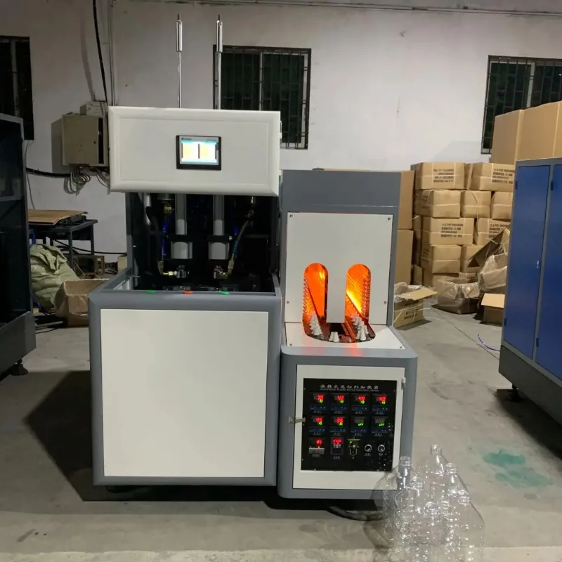 Customized Semi Automatic Mineral Water Plastic Bottle Blow Molding Machine One Out Two 5 Liter Pet Bottle Blowing Machine