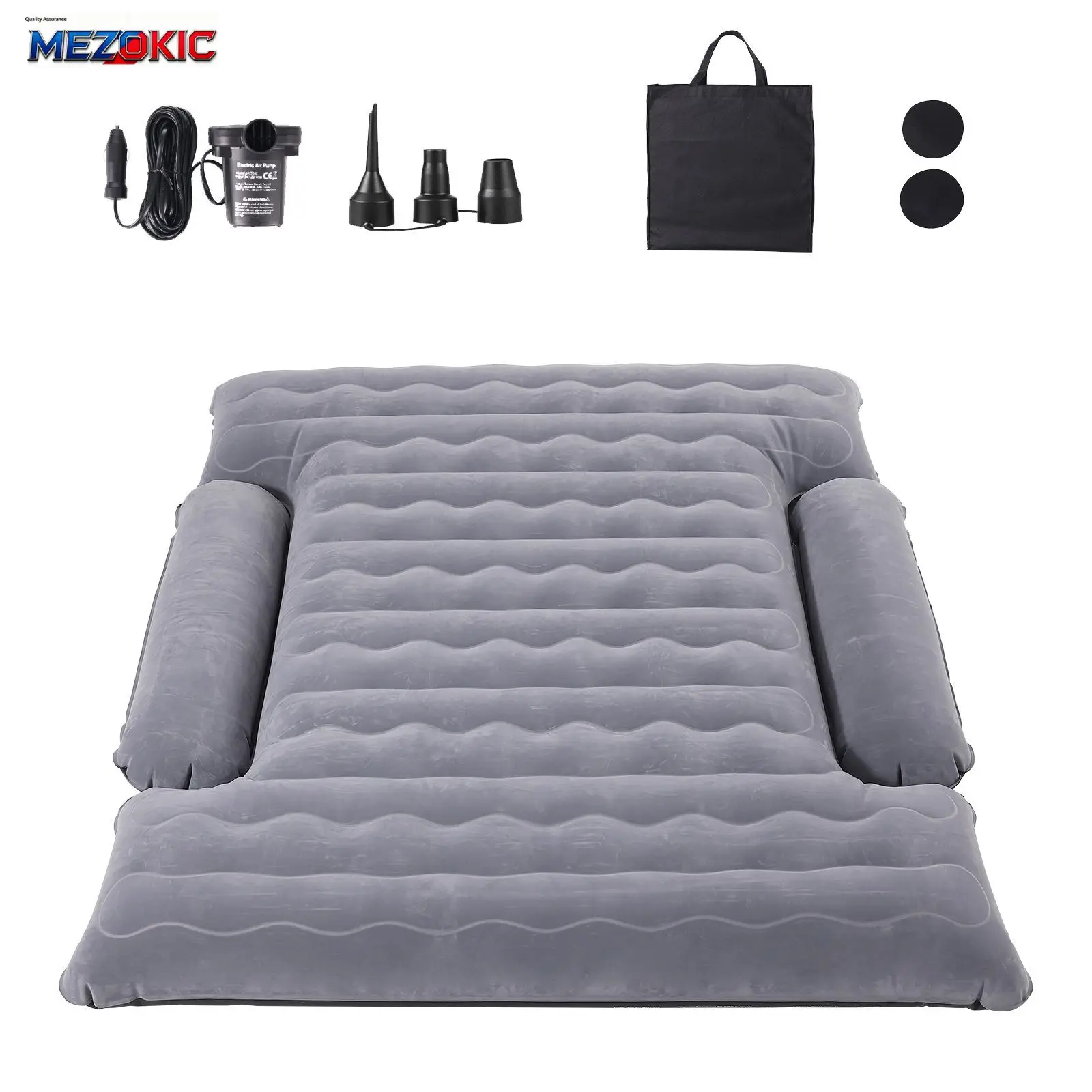 

Truck Bed Air Mattress, for 6-6.5 ft Full Size Truck Beds, Inflatable Air Mattress Camping Bed with 12V Air Pump 2 Pillows, Carry Bag, for Chevrolet Silverado, Dodge Ram, Ford 150/250/350