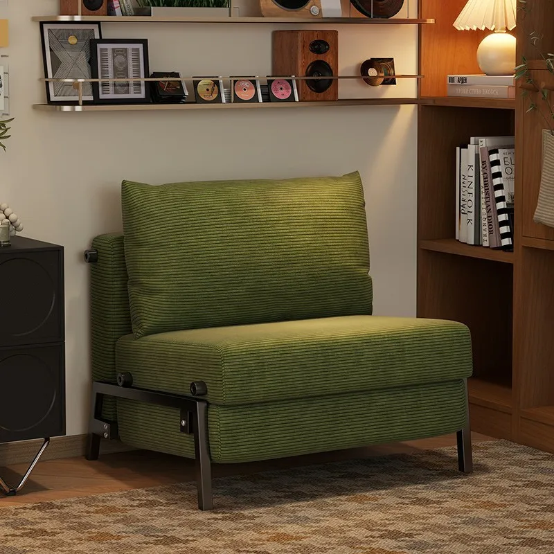 Sofa bed integrated dual-purpose 2025 new small apartment multi-functional living room study foldable single fabric sofa