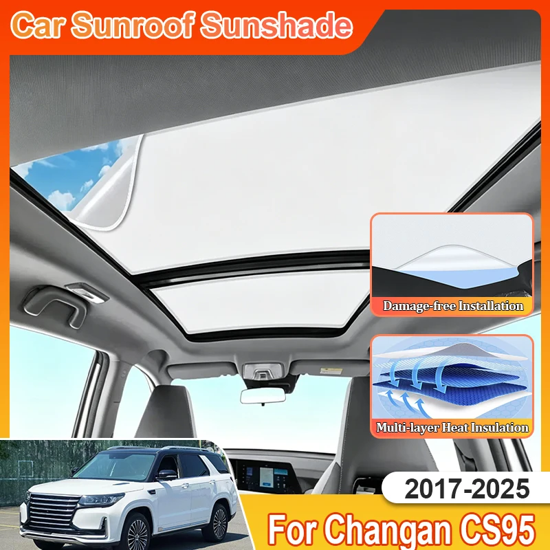 

For Changan CS95 2025 Accessories 2017 2018 2019 2020–2025 Vehicle Sunshade Car Accessories Interior Sun Visor Sunscreen Anti UV