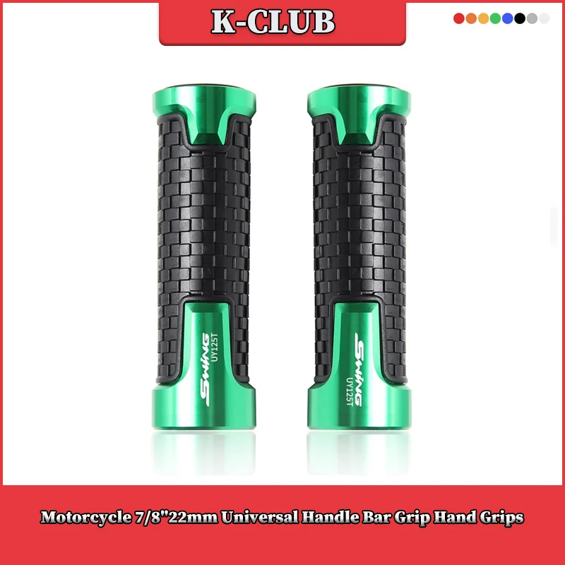 

Motorcycle 7/8"22mm Universal Handle Bar Grip Handlebar Hand Grips For SUZUKI SWING UY125T UU125