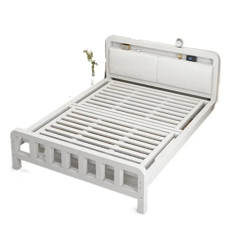 Double, European style 1.5 meters, thickened reinforcement, single stainless steel bed 1.0 rental room iron