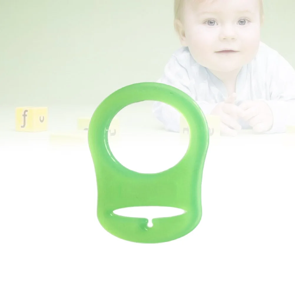 

прочный пищевой силиконовый адаптер для соски, 1 шт., кольцо-переходник для пустышки в стиле пуговицы, зажимы для поводка, силиконовый адаптер для младенцев