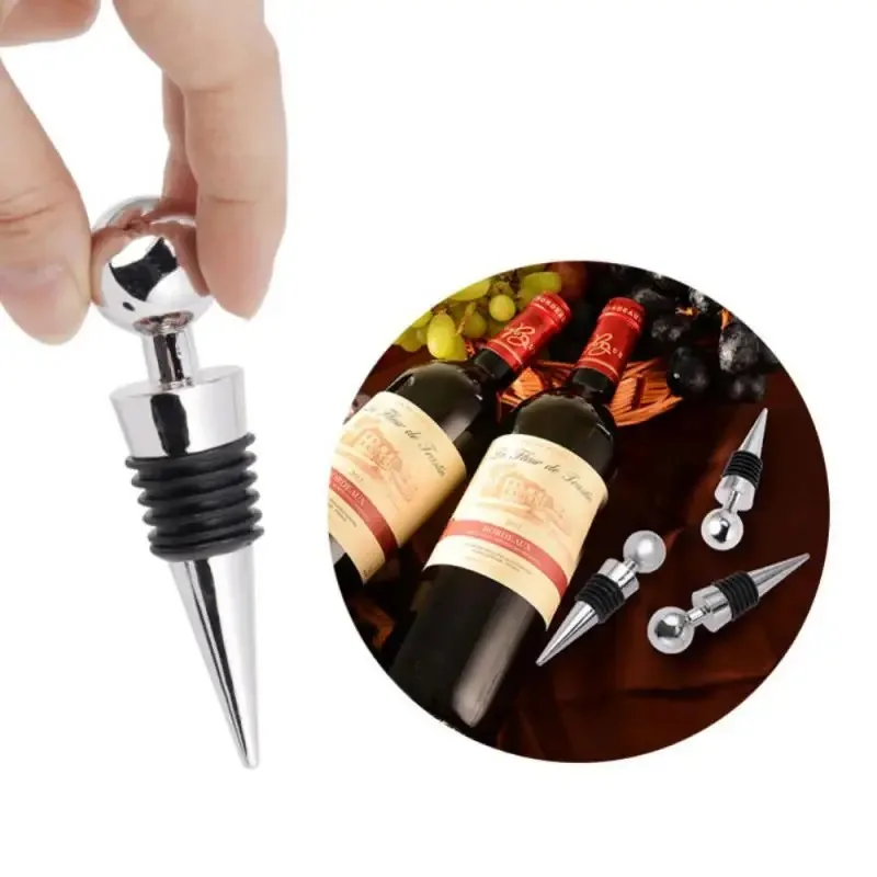 1/5/12pcs Plastic Bottle Stopper Wine Storage Twist Cap Plug Reusable Vacuum Sealed Bottle Cap Champagne Stopper Gifts Bar Tool