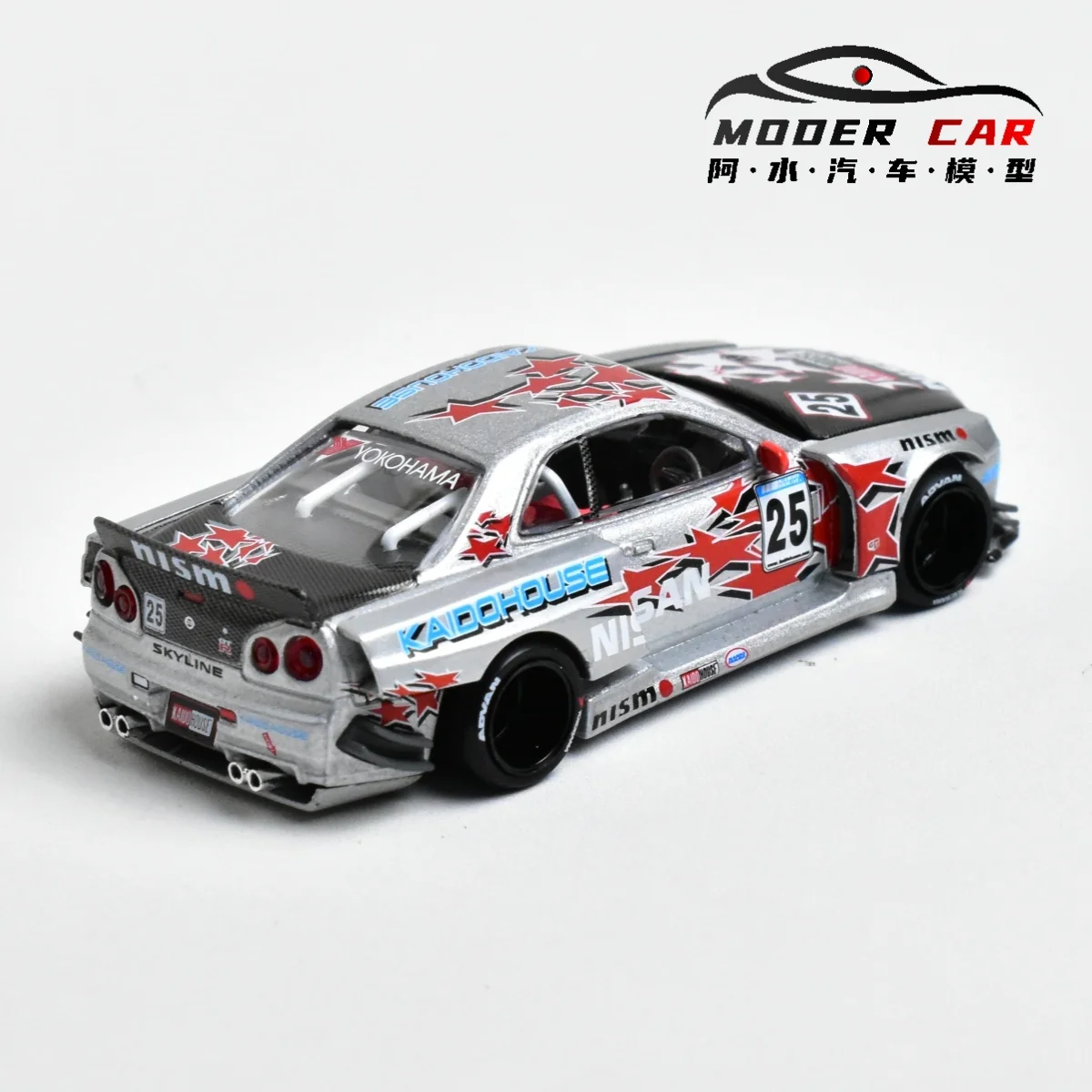 Kaido House+MINIGT TSM 197 1:64 Erwachsenen-Hobby GTR R34 25 #   Modellauto aus Druckguss