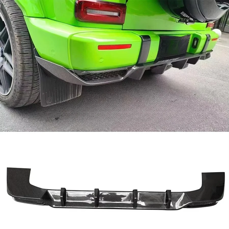 

TC Style Dry Carbon Fiber Rear Diffuser for z G Class W464 G500 G550 G63 2019-2022 Rear Bumper Lip Spoiler Bodykit