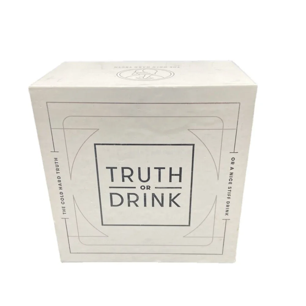 Truth or Drink Card Game Ages 21+ For 3-8 Players