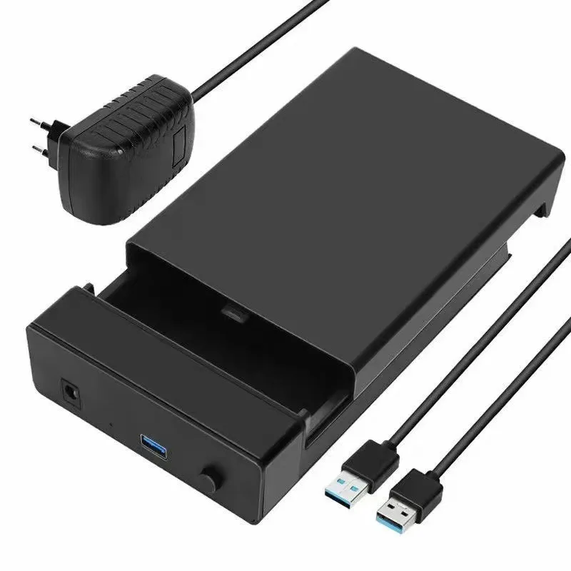 Tool‑Free 2.5/3.5 Inch SATA Hard Disk Enclosure, Hollow Heat Dissipation USB3.0 External HDD SSD Case