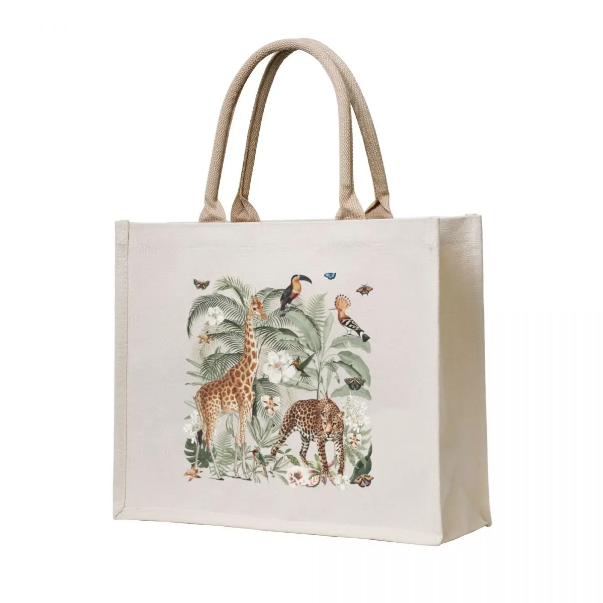 

Safari Animals Vintage Jungle Tote Bag Gift bags tote bags aesthetic Women's bags