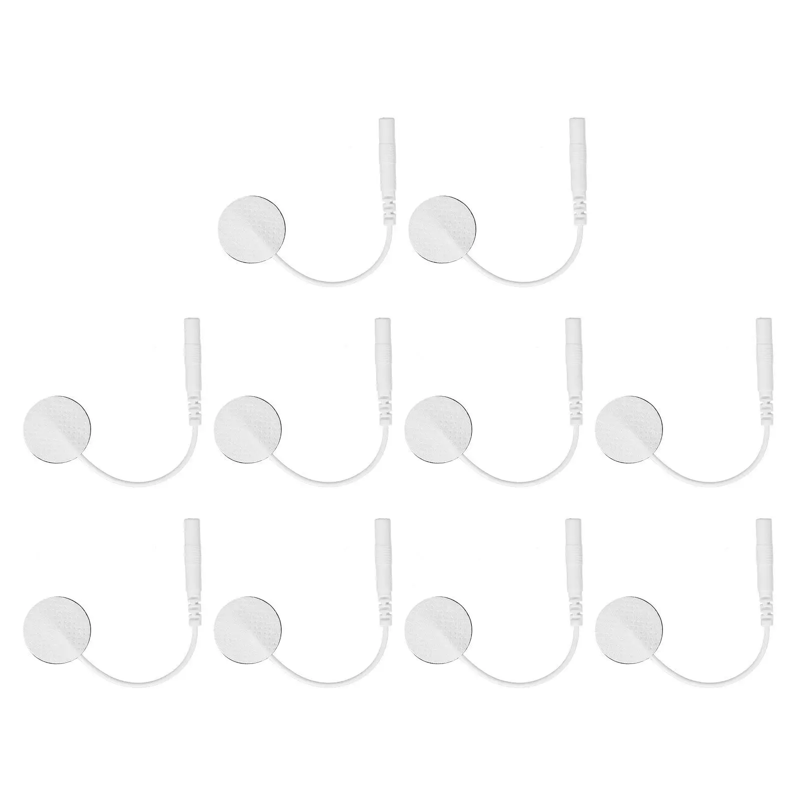 

Нераздражающие электродные подушечки, 10 шт., нетканые пластыри для терапии, аксессуар 2 см для физиотерапии