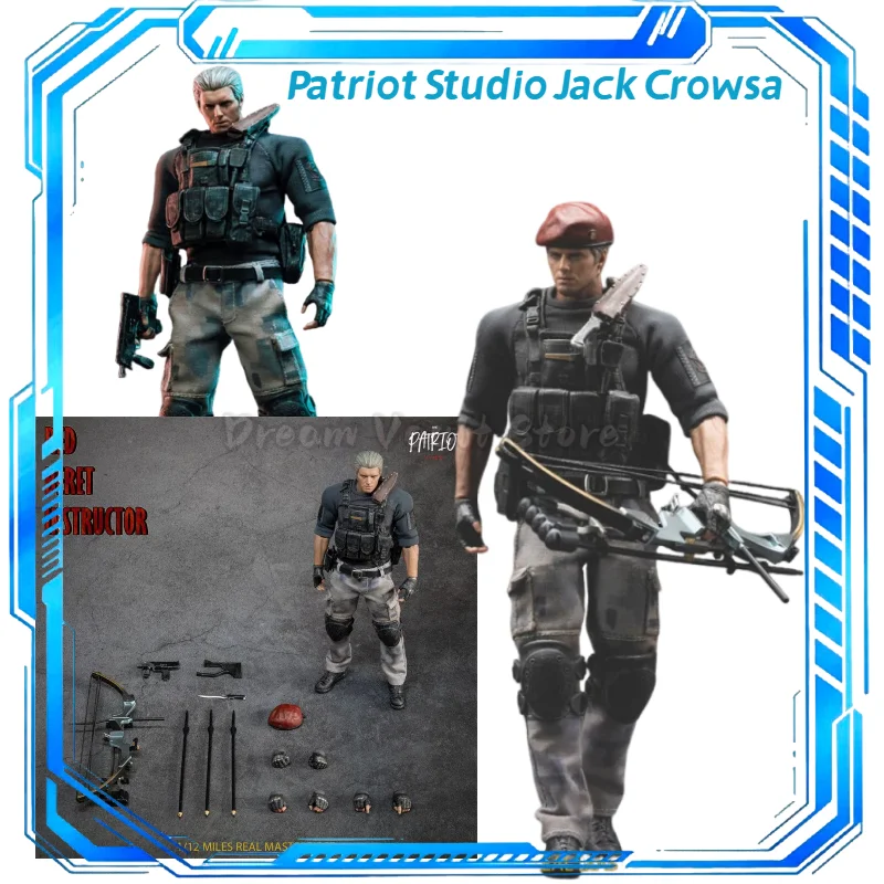 En stock, figurine articulée Patriot Studio Red Beret Instructor Jack Krauser 1/12, jouet de collection, cadeau