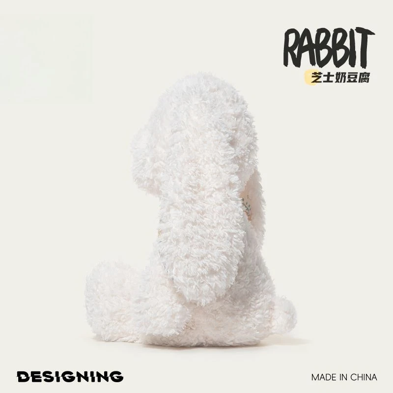 Rabbit Plush Toy Adorable Bunny Stuffed Animal Doll Perfect Holiday Gift for Kids Adults Fluffy Rabbit Toy for Decoration & Play