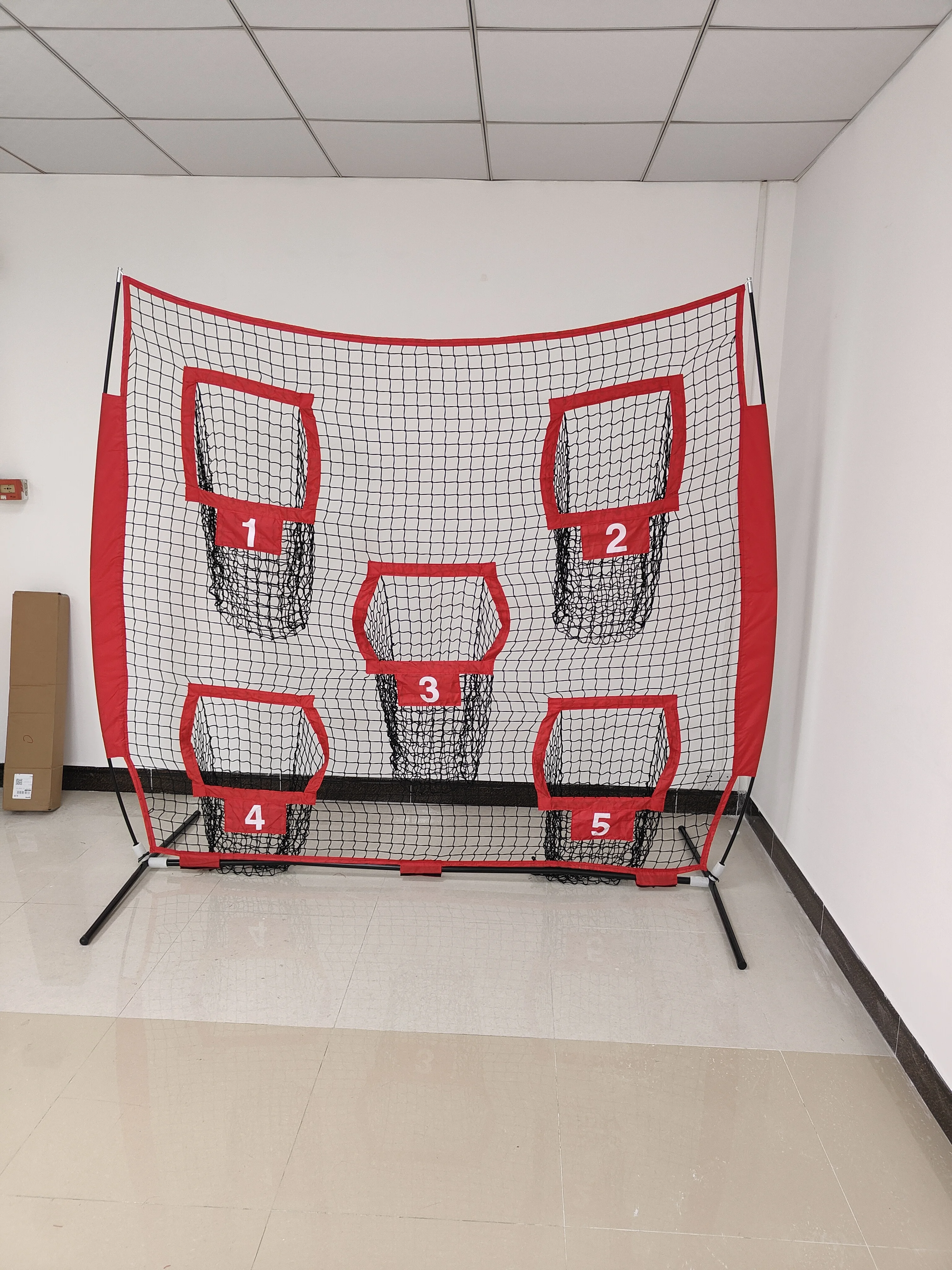 

Portable Quarterback Throwing Pitch Field Training Five Targets Football Net