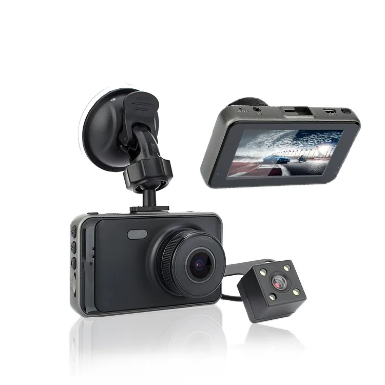 

3 Inch Mini Portable Recorder Hd Night Vision Camera Parking Monitoring Car Black Box Dash Cam