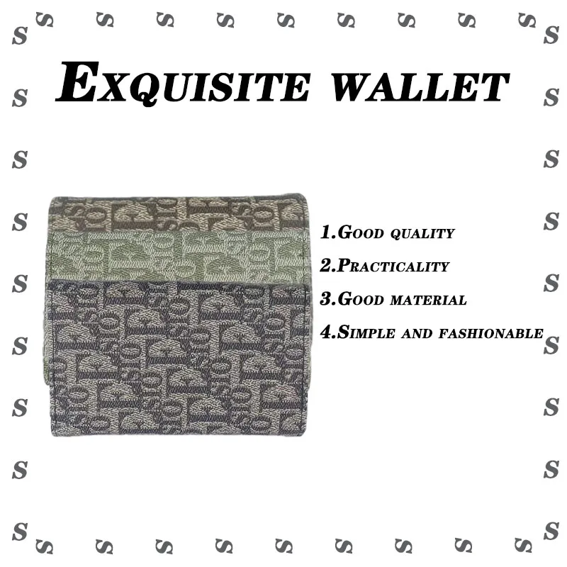 

1PC New Snap Zipper Clip, Medium and Long Large-capacity Wallet, Fashionable and Classic Coin Purse for Both Men and Women