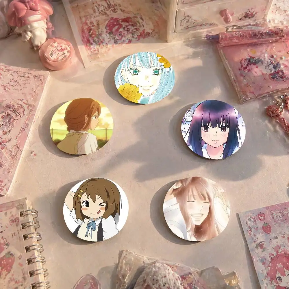 A-Kimi Ni Todoke Tinplate Cartoon Round Brooches On Backpack Jacket Acrylic Button Pins Collection Gifts