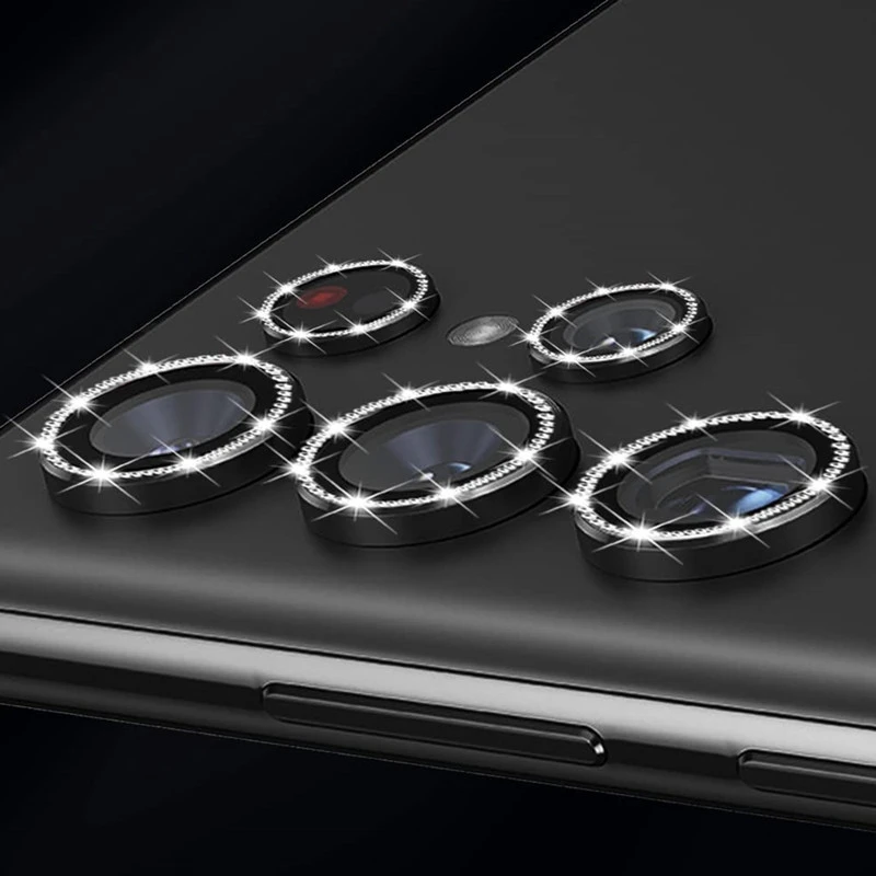 サムスンギャラクシーs24,ウルトラs23ultra用のメタルレンズプロテクターガラス