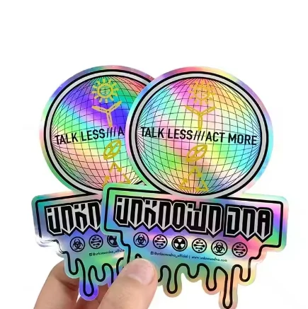 Wholesale Individual Custom UV Protection Waterproof Die Cut Stickers Adhesive Permanent Vinyl Label Stickers