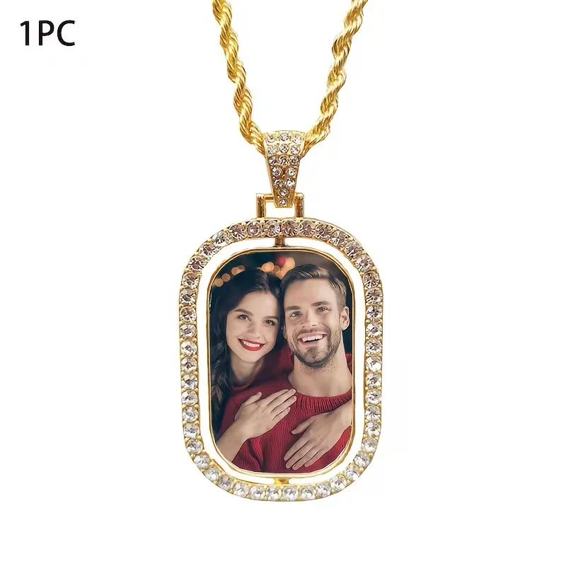 Custom Picture Necklaces, Personalised Photo Necklaces, Custom Memory Necklaces with Photo Chains