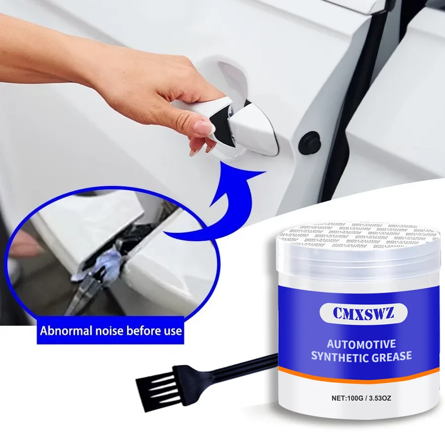 Multi-Purpose Synthetic Grease Automotive Door Channel Lubricant Sunroof Track & Moving Parts Maintenance All-Season Waterp