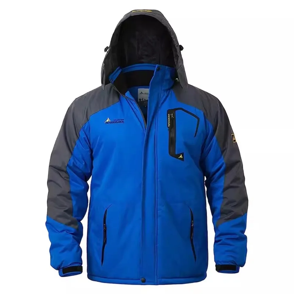 

Men's Winter Parkas Outdoor Jacket Thicken Fleece Warm Waterproof Windbreaker Ski Jackets Climb Thick Coat Hot Sale